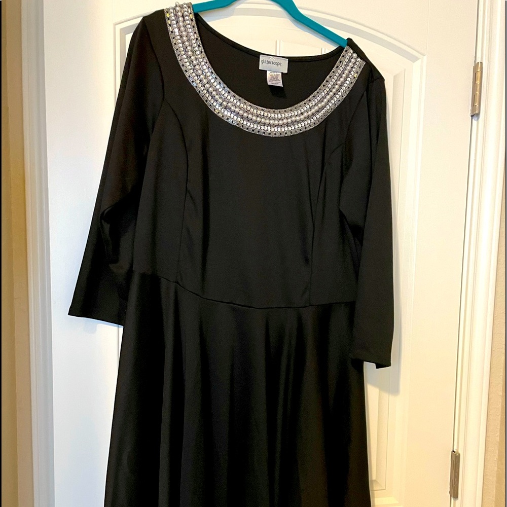 Glitterscape embellished dress